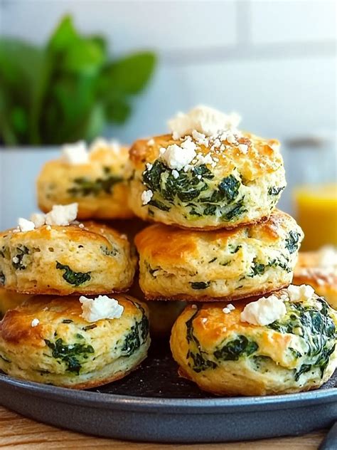 Spinach and Feta Biscuits