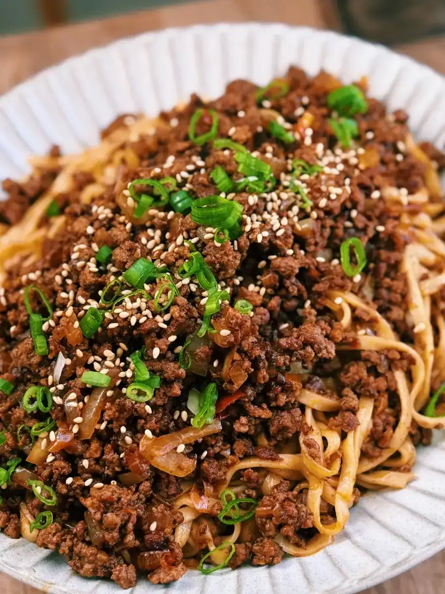 Spicy Beef Noodle Stir Fry