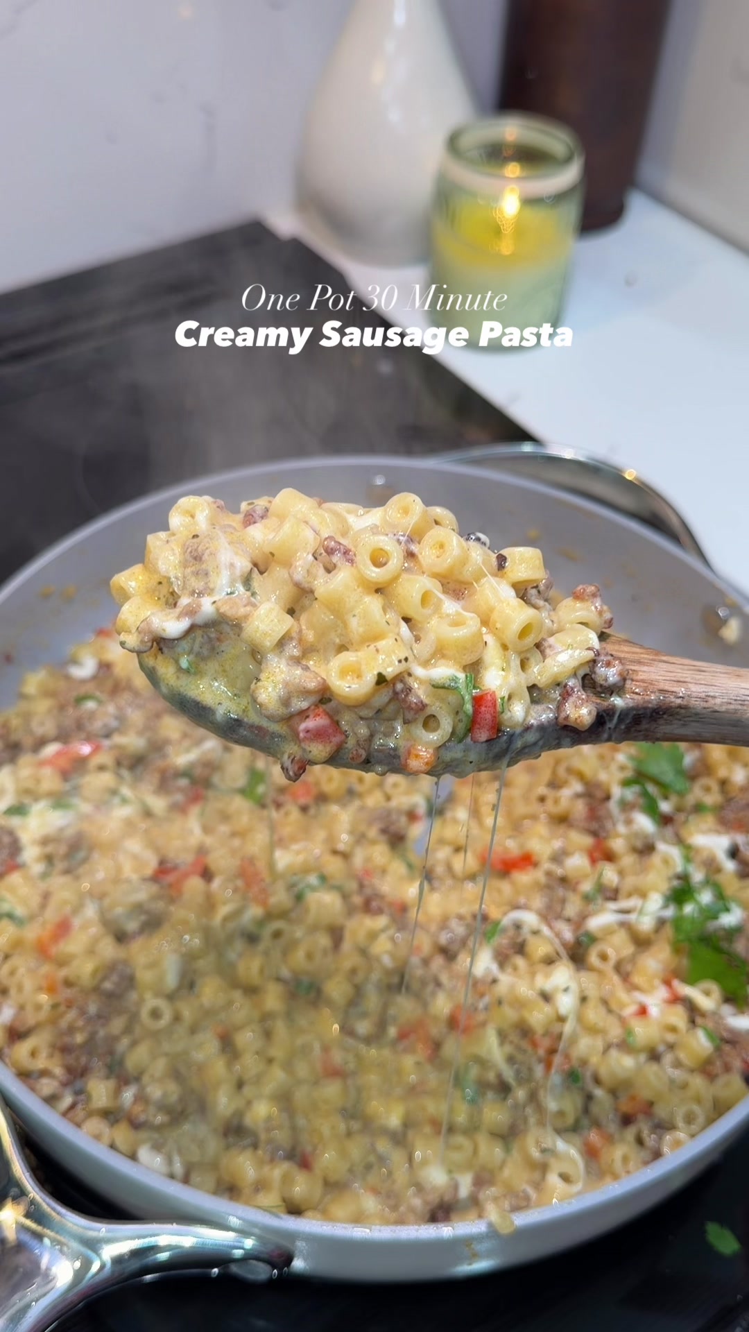One-Pan Creamy Sausage Pasta