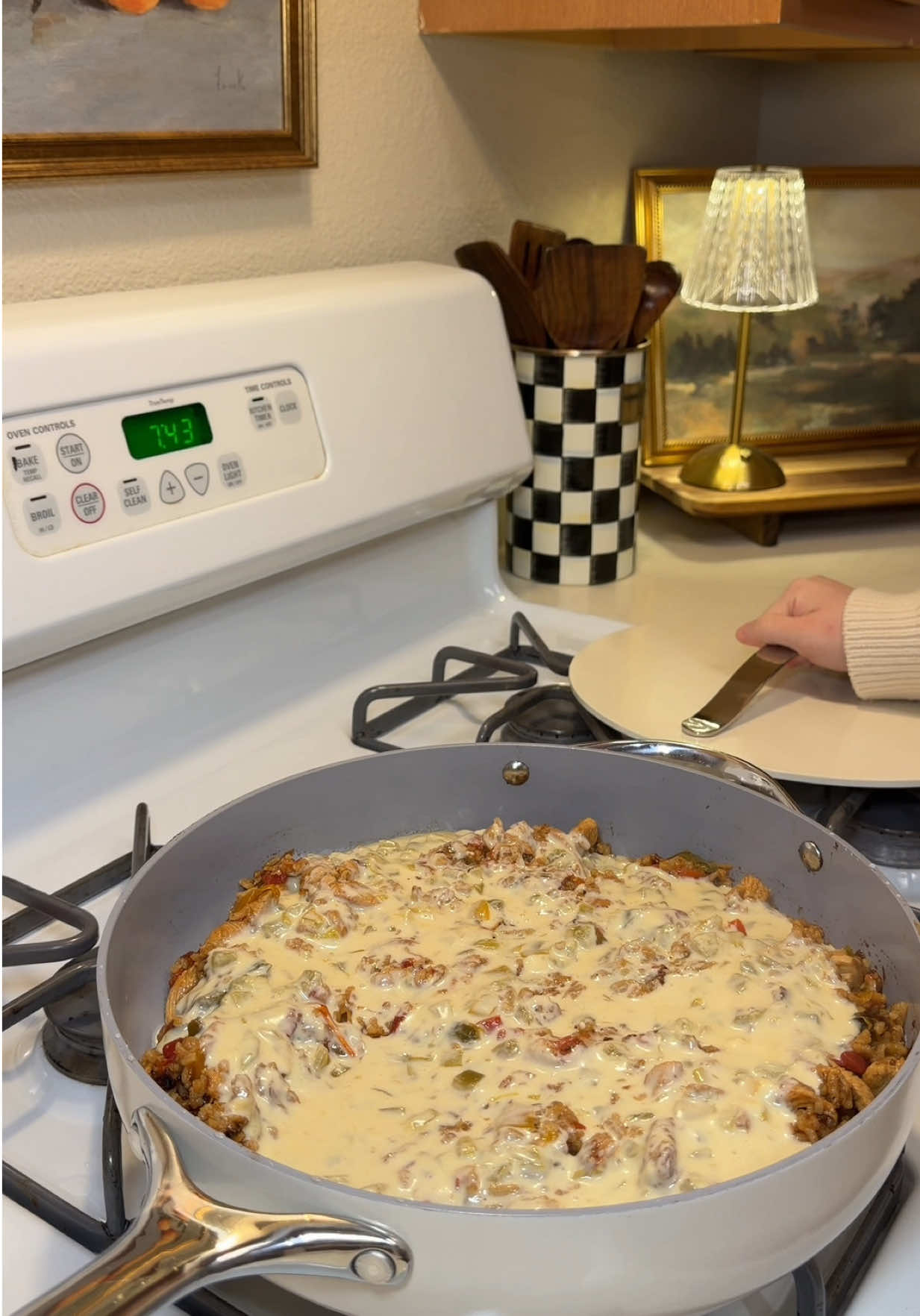 One-Pot Chicken Fajita Rice Skillet