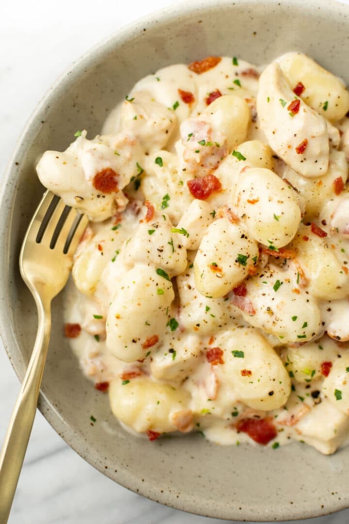 Chicken Bacon Gnocchi