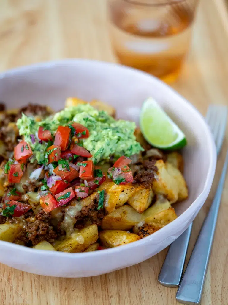 Loaded Potato Taco Bowl